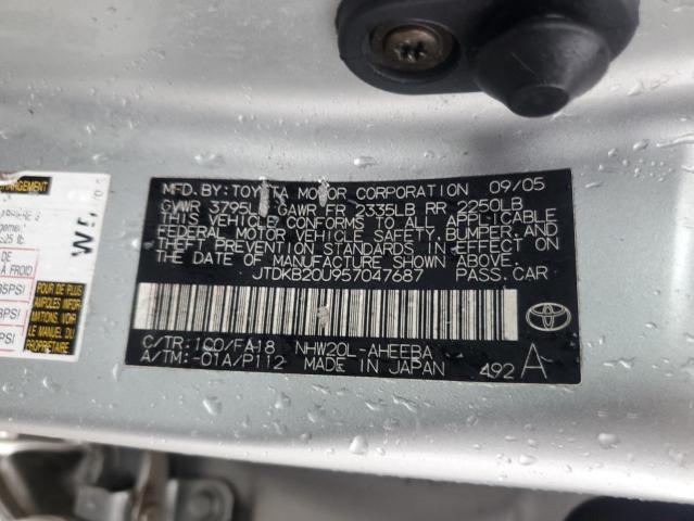 Photo 11 VIN: JTDKB20U957047687 - TOYOTA PRIUS 