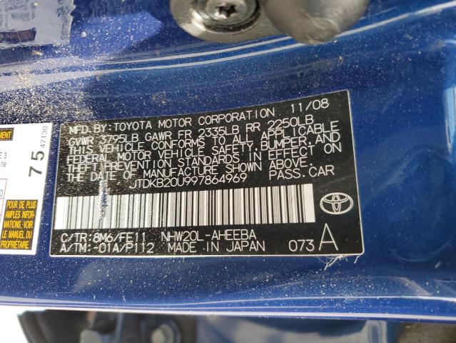 Photo 11 VIN: JTDKB20U997864969 - TOYOTA PRIUS 