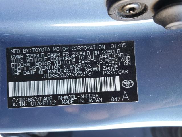 Photo 11 VIN: JTDKB20UX53038181 - TOYOTA PRIUS 