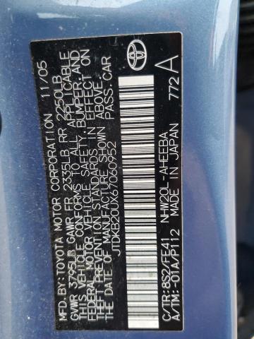 Photo 11 VIN: JTDKB20UX67060952 - TOYOTA PRIUS 