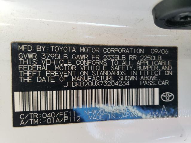 Photo 11 VIN: JTDKB20UX73204234 - TOYOTA PRIUS 