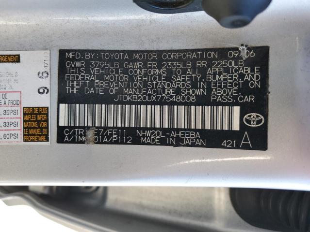 Photo 11 VIN: JTDKB20UX77548008 - TOYOTA PRIUS 