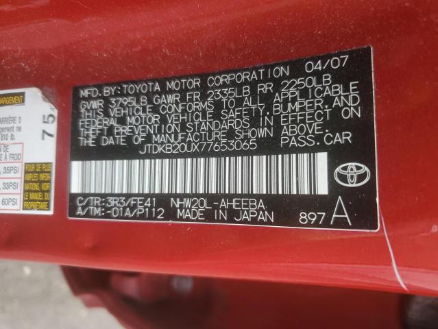 Photo 11 VIN: JTDKB20UX77653065 - TOYOTA PRIUS 