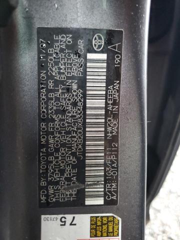 Photo 12 VIN: JTDKB20UX83348299 - TOYOTA PRIUS 