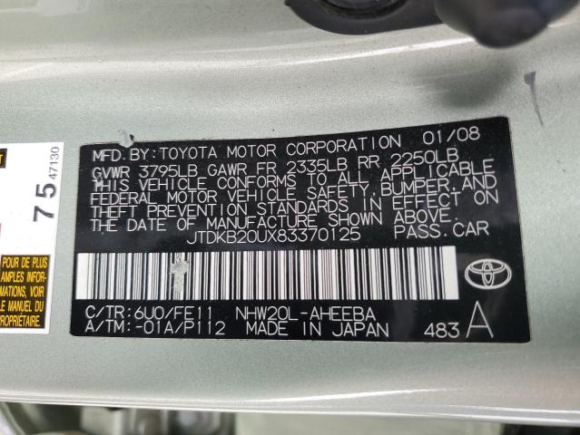 Photo 11 VIN: JTDKB20UX83370125 - TOYOTA PRIUS 