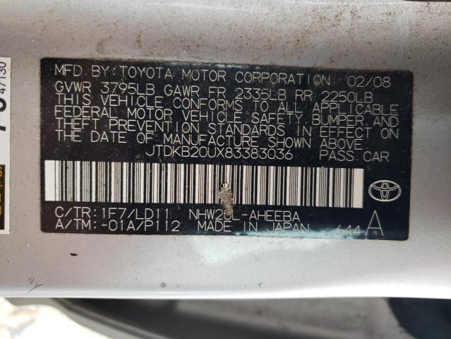 Photo 13 VIN: JTDKB20UX83383036 - TOYOTA PRIUS 