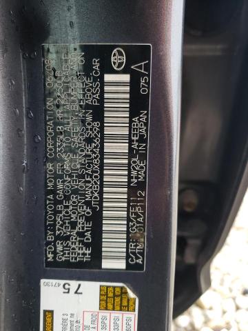 Photo 11 VIN: JTDKB20UX83436298 - TOYOTA PRIUS 