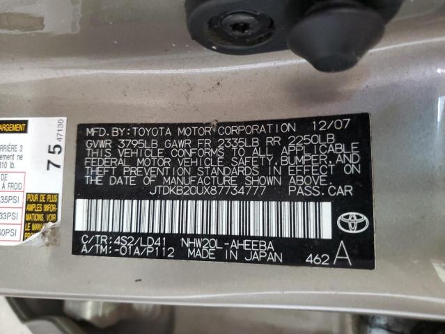 Photo 11 VIN: JTDKB20UX87734777 - TOYOTA PRIUS 