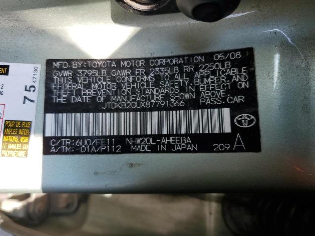 Photo 11 VIN: JTDKB20UX87791366 - TOYOTA PRIUS 