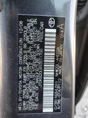 Photo 11 VIN: JTDKB20UX93511700 - TOYOTA PRIUS 