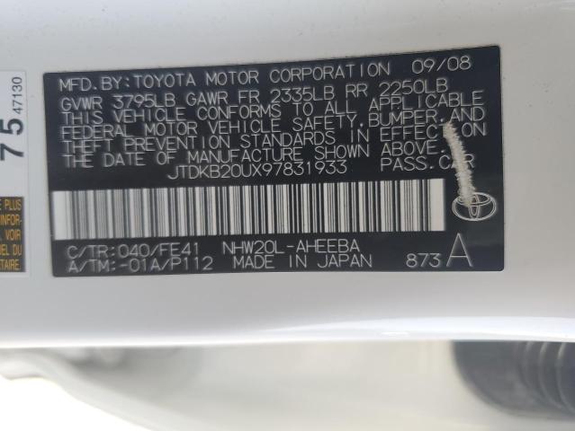 Photo 11 VIN: JTDKB20UX97831933 - TOYOTA PRIUS 