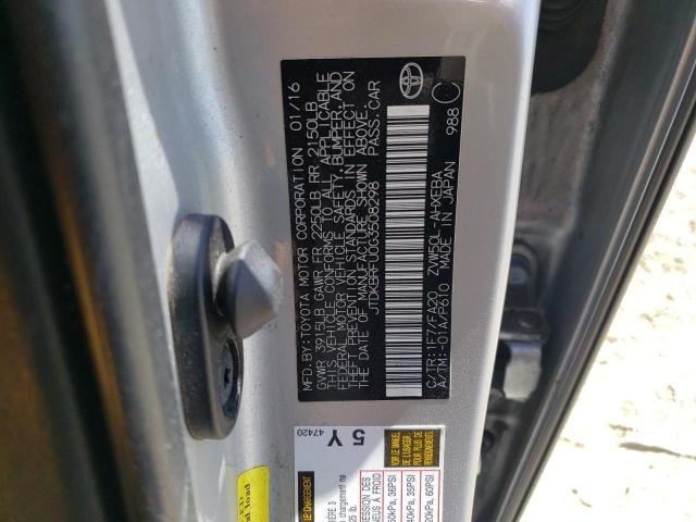 Photo 12 VIN: JTDKBRFU0G3508298 - TOYOTA PRIUS 