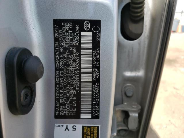 Photo 11 VIN: JTDKBRFU0H3576019 - TOYOTA PRIUS 