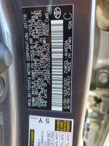 Photo 11 VIN: JTDKBRFU0J3072463 - TOYOTA PRIUS 