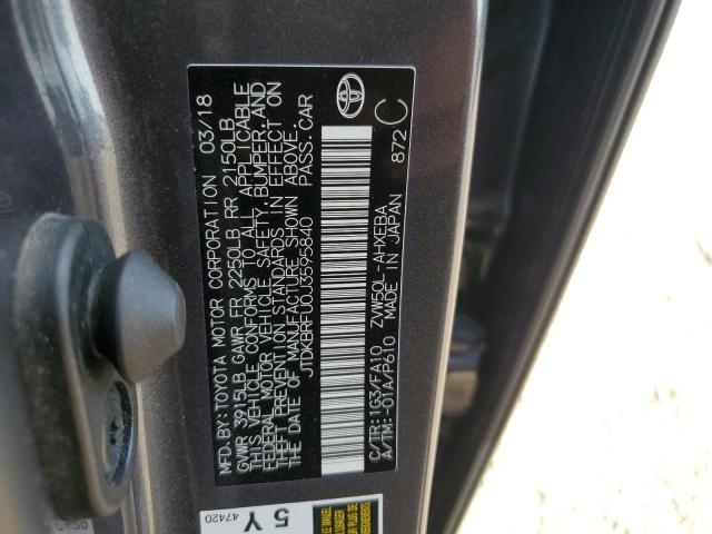 Photo 11 VIN: JTDKBRFU0J3595840 - TOYOTA PRIUS 