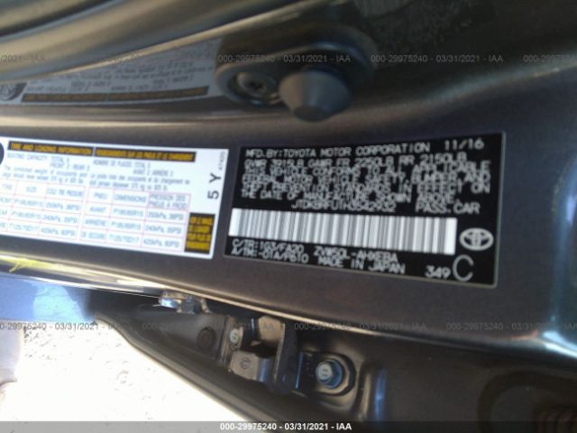 Photo 8 VIN: JTDKBRFU1H3542932 - TOYOTA PRIUS 