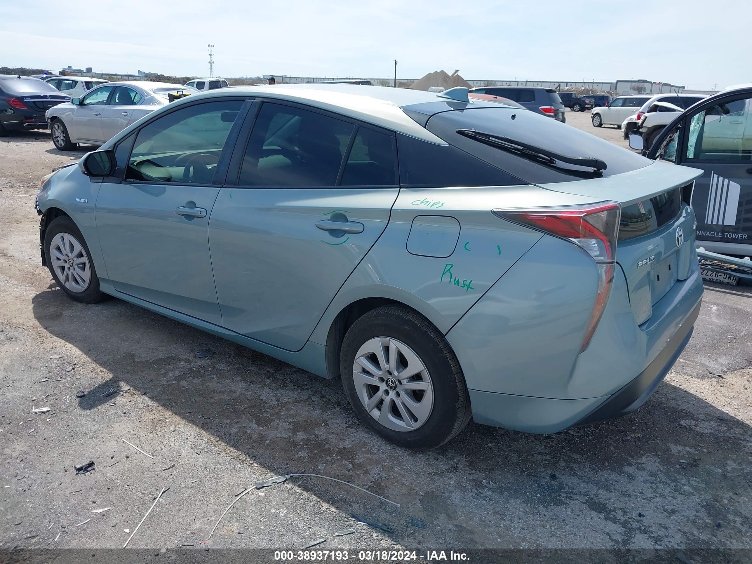 Photo 2 VIN: JTDKBRFU2G3523918 - TOYOTA PRIUS 