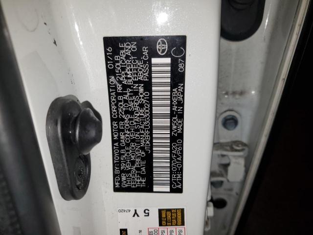 Photo 11 VIN: JTDKBRFU3G3002710 - TOYOTA PRIUS 