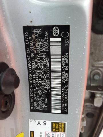 Photo 11 VIN: JTDKBRFU4G3004692 - TOYOTA PRIUS 