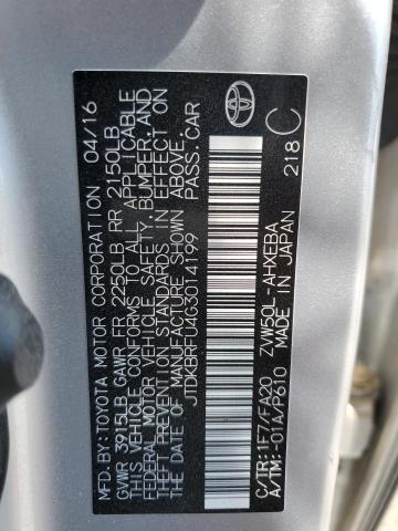 Photo 12 VIN: JTDKBRFU4G3014199 - TOYOTA PRIUS 