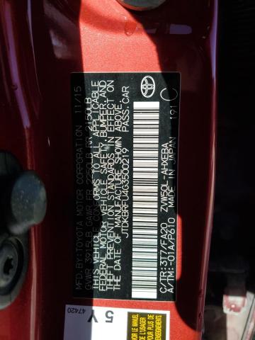 Photo 11 VIN: JTDKBRFU4G3500219 - TOYOTA PRIUS 