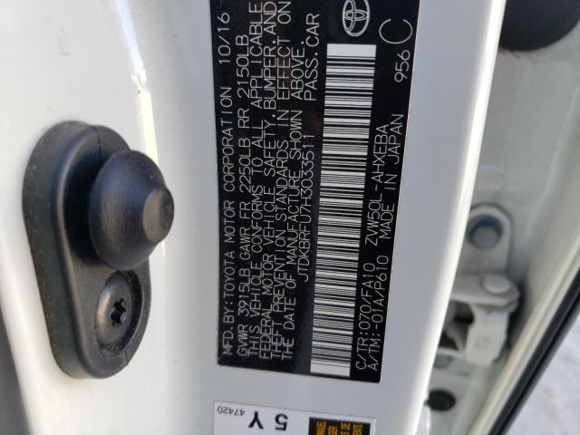 Photo 11 VIN: JTDKBRFU7H3033511 - TOYOTA PRIUS 