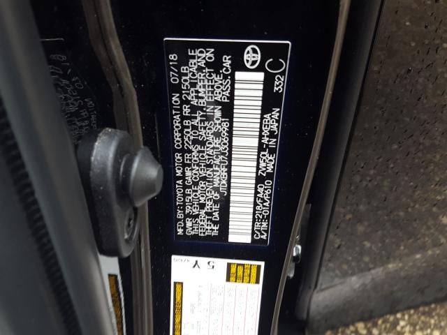 Photo 9 VIN: JTDKBRFU7J3069981 - TOYOTA PRIUS 