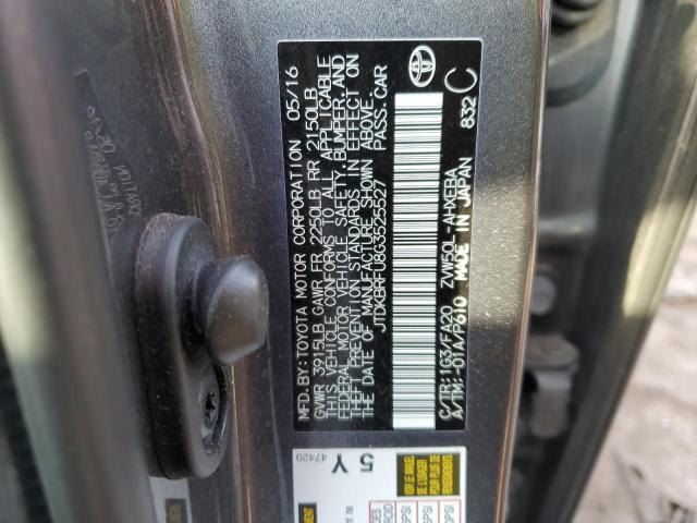 Photo 11 VIN: JTDKBRFU8G3525527 - TOYOTA PRIUS 