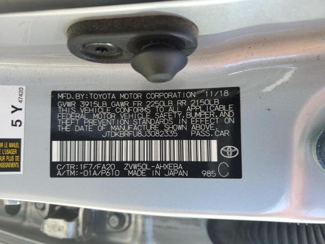 Photo 11 VIN: JTDKBRFU8J3082335 - TOYOTA PRIUS 