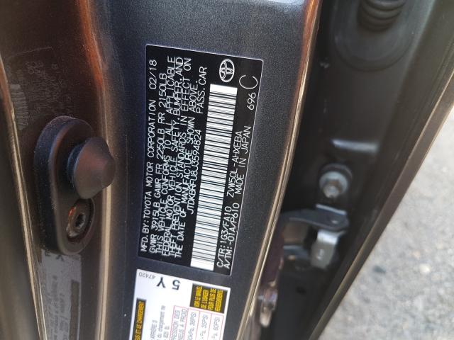 Photo 9 VIN: JTDKBRFU8J3594824 - TOYOTA PRIUS 