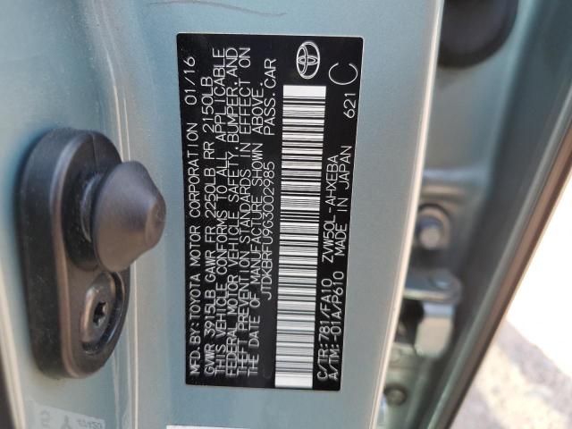 Photo 9 VIN: JTDKBRFU9G3002985 - TOYOTA PRIUS 