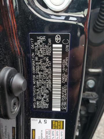 Photo 12 VIN: JTDKBRFUXH3041747 - TOYOTA PRIUS 