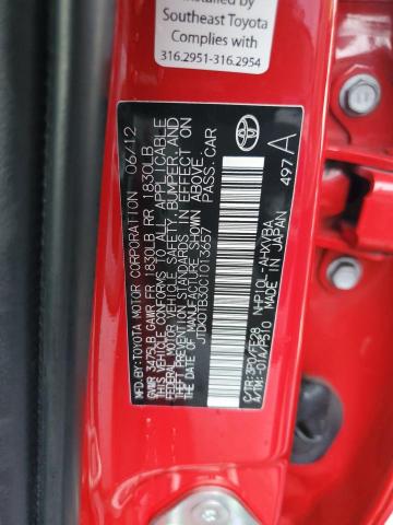 Photo 11 VIN: JTDKDTB30C1013657 - TOYOTA PRIUS 