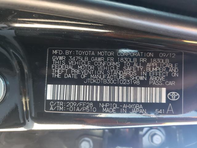 Photo 9 VIN: JTDKDTB30C1023198 - TOYOTA PRIUS C 