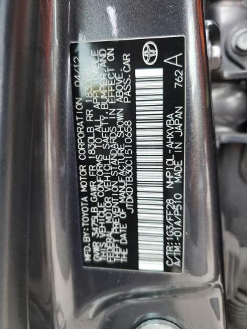 Photo 12 VIN: JTDKDTB30C1510658 - TOYOTA PRIUS 