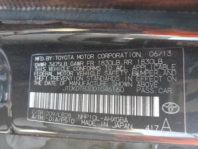 Photo 12 VIN: JTDKDTB30D1046160 - TOYOTA PRIUS C 