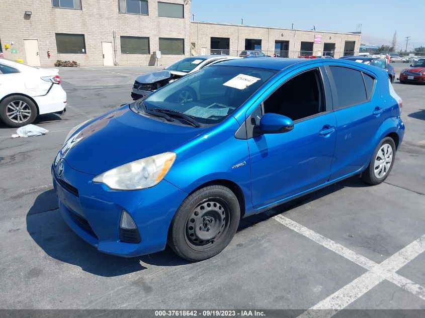 Photo 1 VIN: JTDKDTB30D1054646 - TOYOTA PRIUS C 