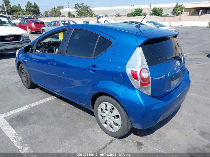 Photo 2 VIN: JTDKDTB30D1054646 - TOYOTA PRIUS C 