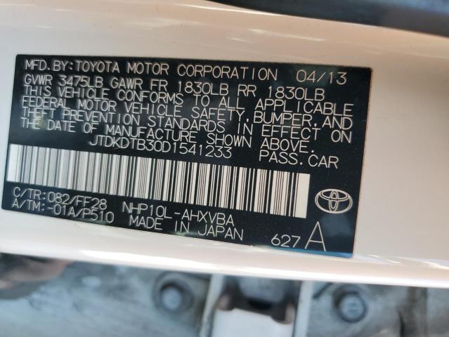 Photo 11 VIN: JTDKDTB30D1541233 - TOYOTA PRIUS C 