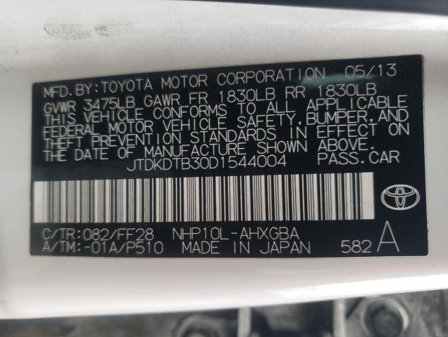 Photo 9 VIN: JTDKDTB30D1544004 - TOYOTA PRIUS C 