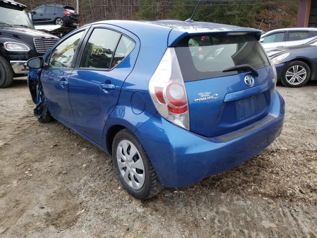 Photo 1 VIN: JTDKDTB30D1556931 - TOYOTA PRIUS C 