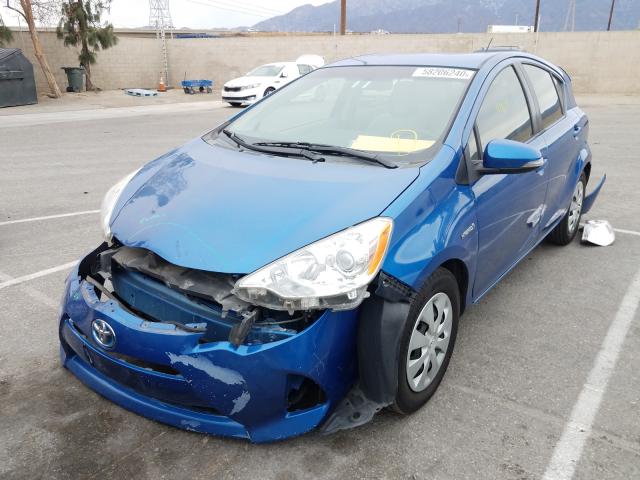 Photo 1 VIN: JTDKDTB30E1077698 - TOYOTA PRIUS-C 