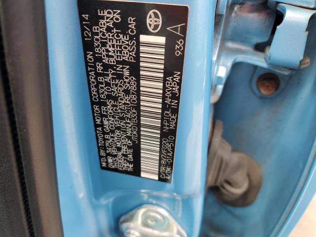 Photo 12 VIN: JTDKDTB30F1087889 - TOYOTA PRIUS 