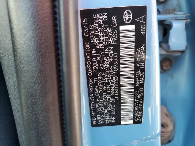 Photo 11 VIN: JTDKDTB30F1093000 - TOYOTA PRIUS C 