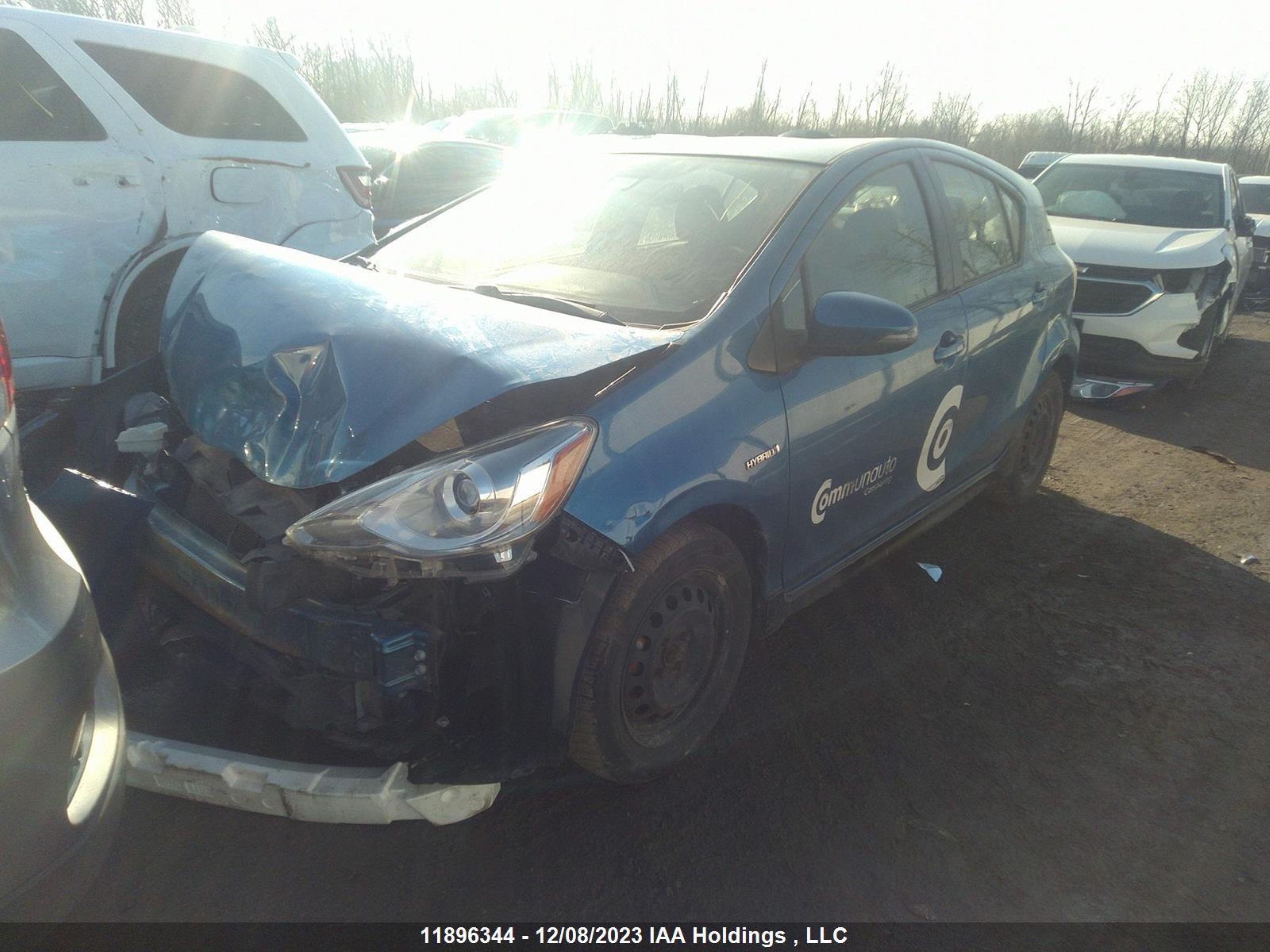 Photo 1 VIN: JTDKDTB30H1595010 - TOYOTA PRIUS C 