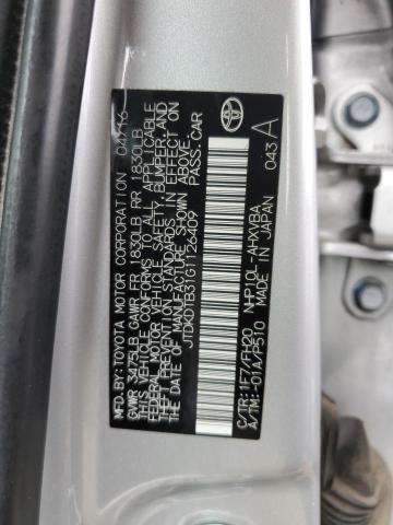 Photo 11 VIN: JTDKDTB31G1126409 - TOYOTA PRIUS C 