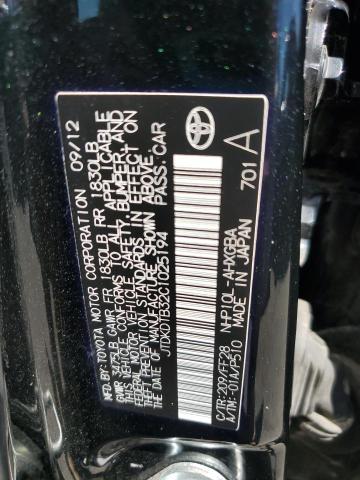 Photo 11 VIN: JTDKDTB32C1025194 - TOYOTA PRIUS 