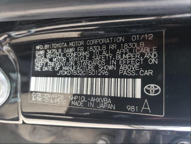 Photo 9 VIN: JTDKDTB32C1501296 - TOYOTA PRIUS C 