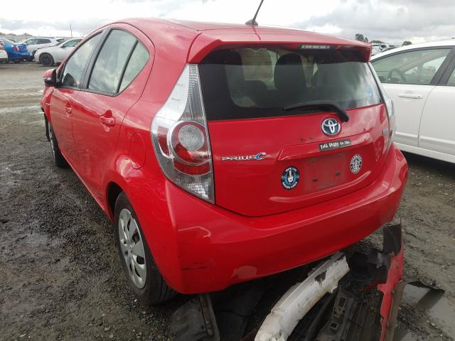 Photo 2 VIN: JTDKDTB32C1503775 - TOYOTA PRIUS C 