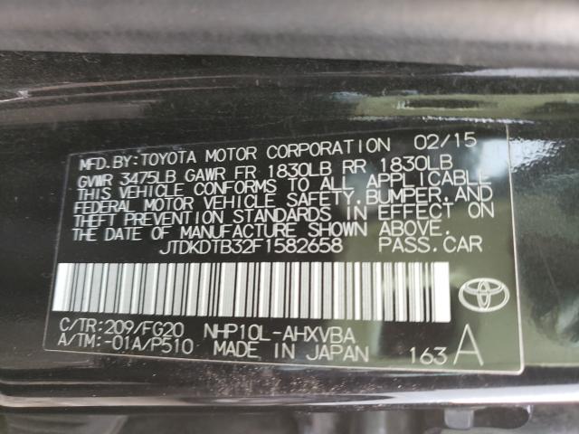 Photo 9 VIN: JTDKDTB32F1582658 - TOYOTA PRIUS C 